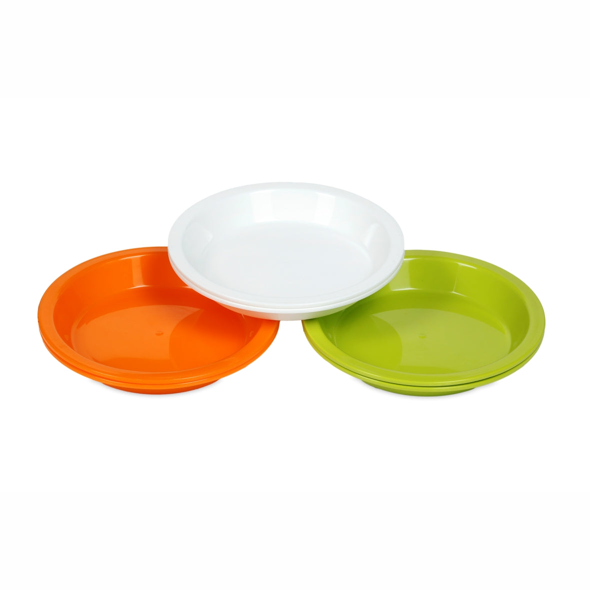 Varmora Nasta Plate - Snack Serving Plate, 100% Virgin Plastic, Unbreakable & Food Grade
