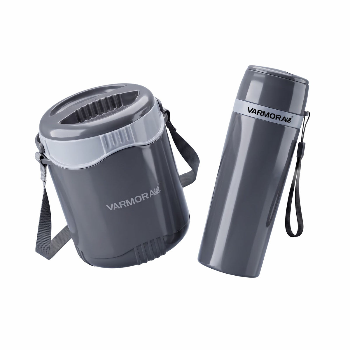 Varmora Orbit Lunch 3 & Aqua Optima 425 ml - Leak Proof Container, Insulated Outer, 100% Food Grade