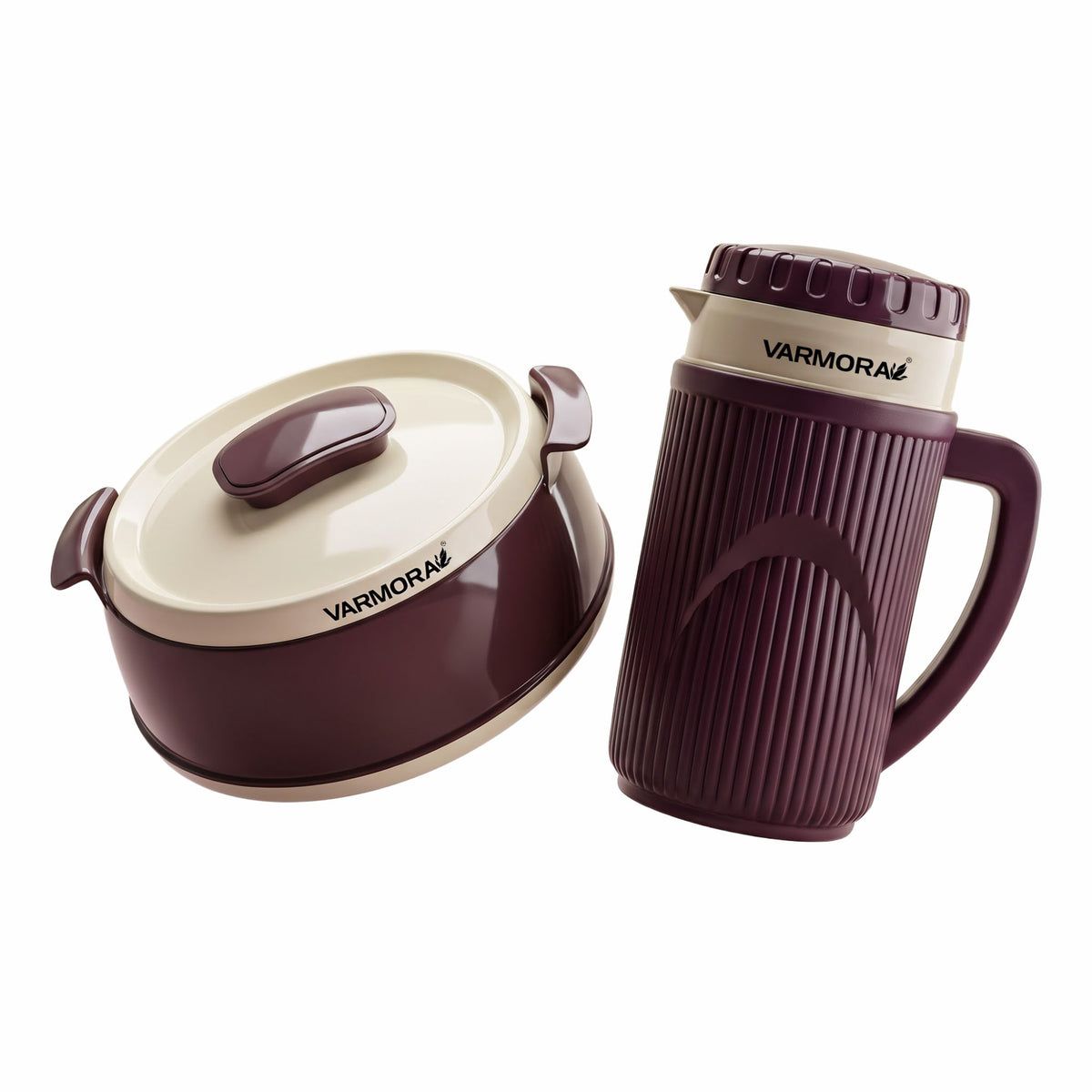 Varmora Tea Mate 1200 ml & Roma 1600 - Leak Proof, Insulated, 100% Food Grade