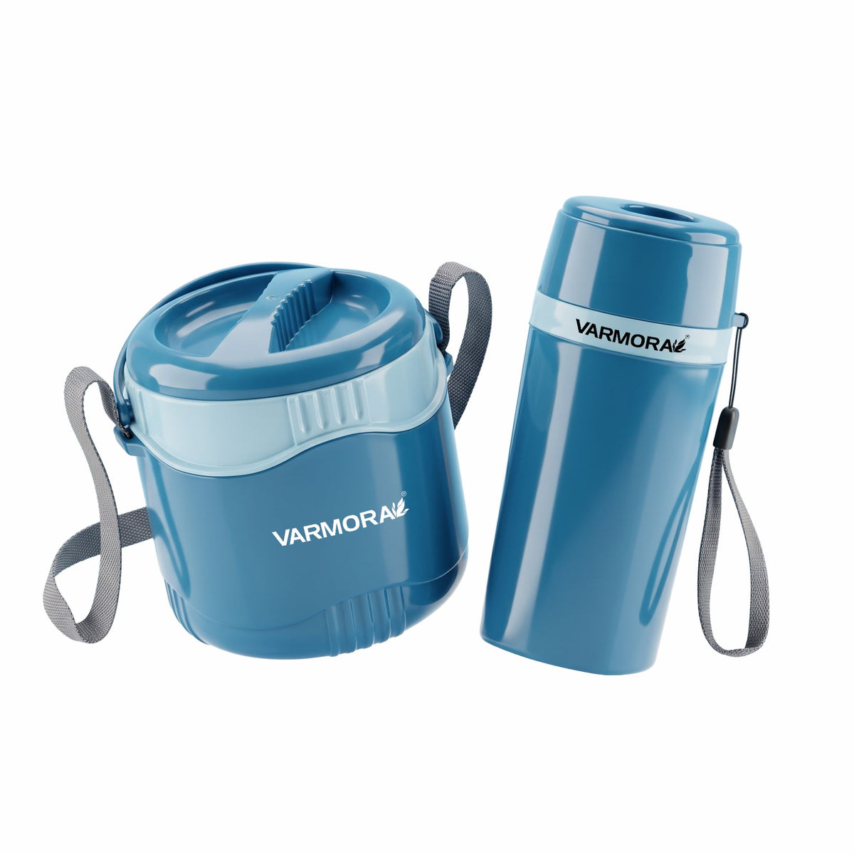 Varmora Orbit Lunch 2 & Aqua Optima 300 ml - Leak Proof Container, Insulated Outer, 100% Food Grade
