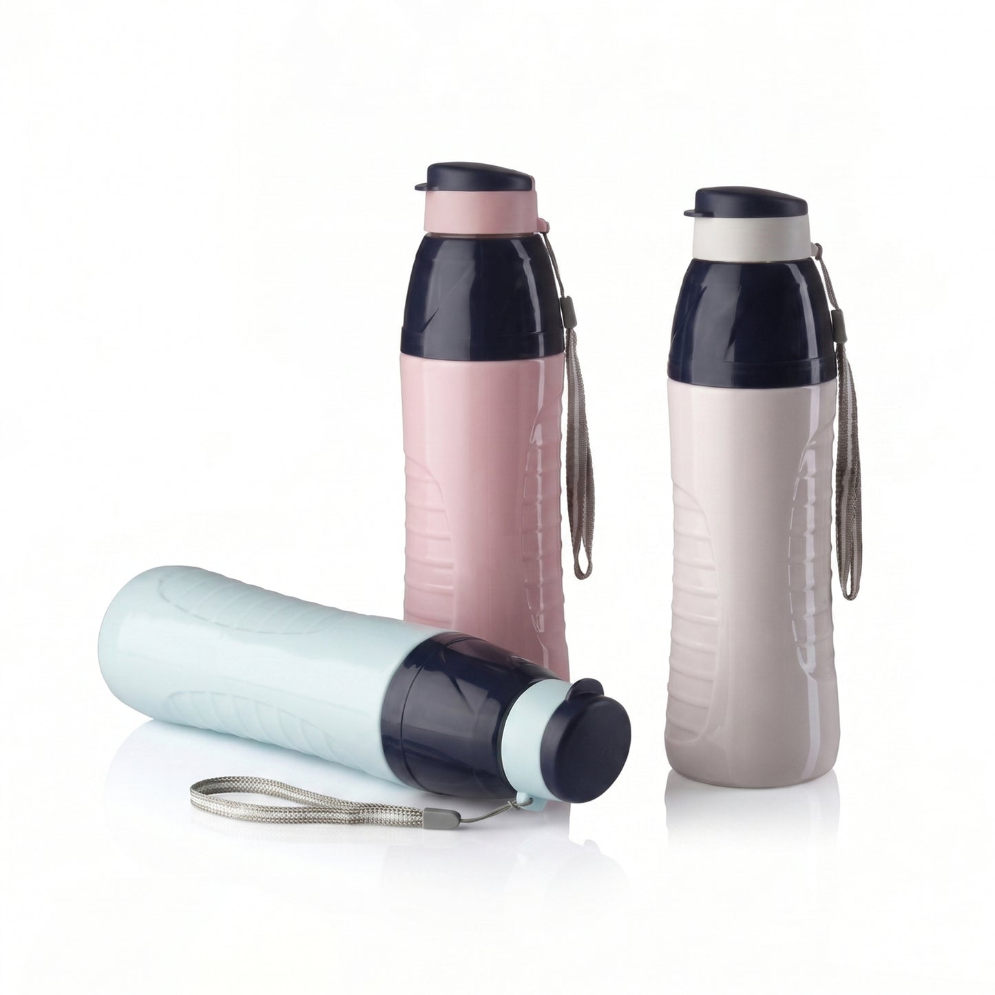 Varmora Gripo - 900 ML Insulated Water Bottle, Plastic Inner, 100% Virgin Plastic, Hot & Cold Compatible