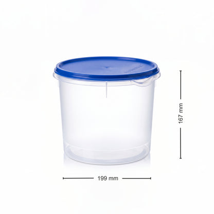 Varmora Magnum Round - Full Set (6 Pcs), Air-Tight Plastic Storage Containers, Food-Grade Plastic