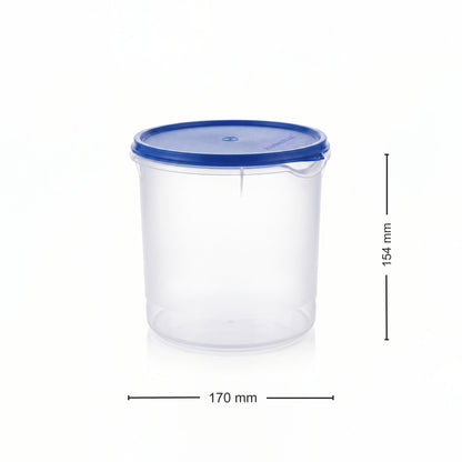 Varmora Magnum Round - Full Set (6 Pcs), Air-Tight Plastic Storage Containers, Food-Grade Plastic