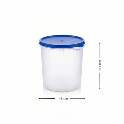 Varmora Magnum Round - Full Set (6 Pcs), Air-Tight Plastic Storage Containers, Food-Grade Plastic