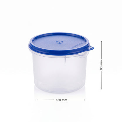 Varmora Magnum Round - Full Set (6 Pcs), Air-Tight Plastic Storage Containers, Food-Grade Plastic