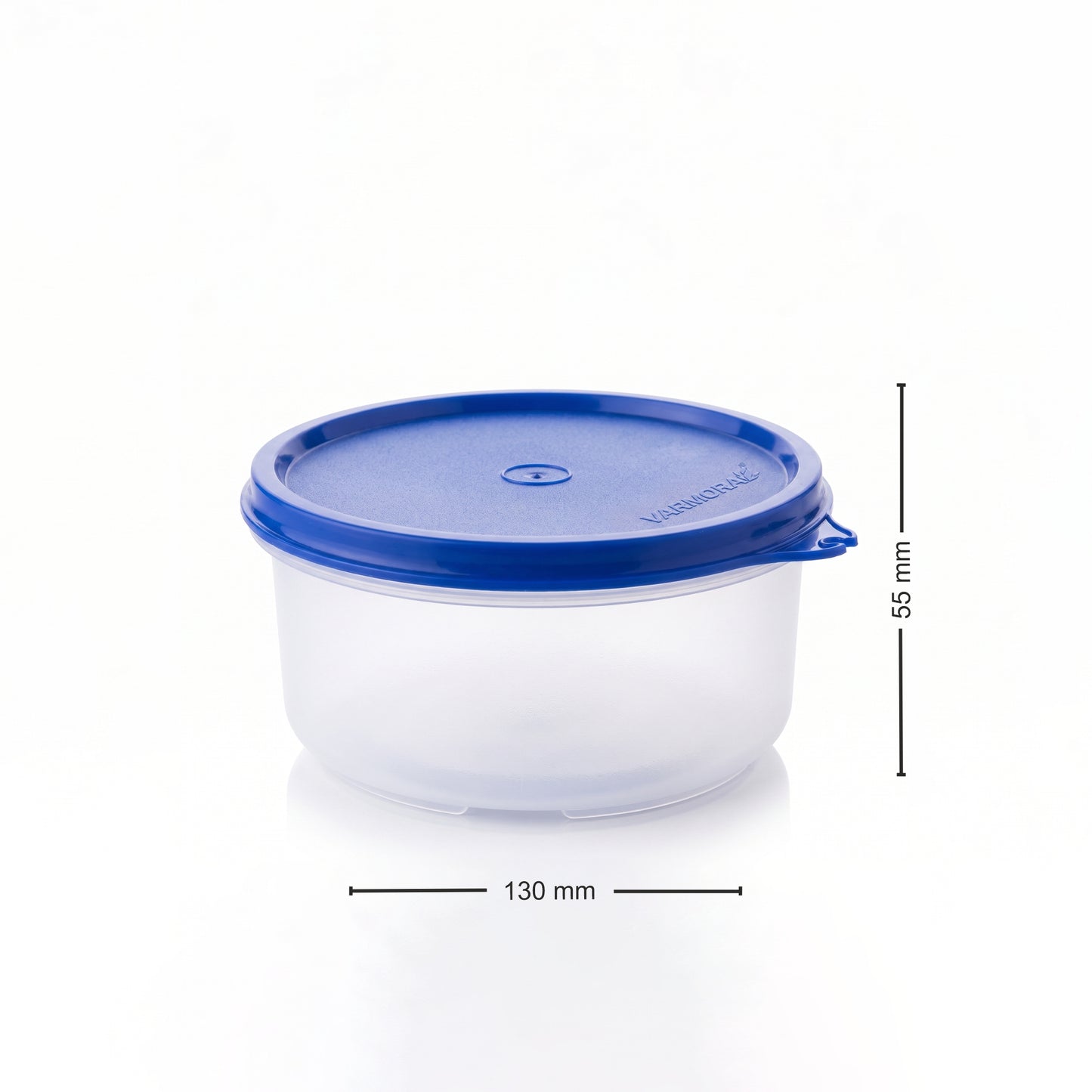 Varmora Magnum Round - Full Set (6 Pcs), Air-Tight Plastic Storage Containers, Food-Grade Plastic