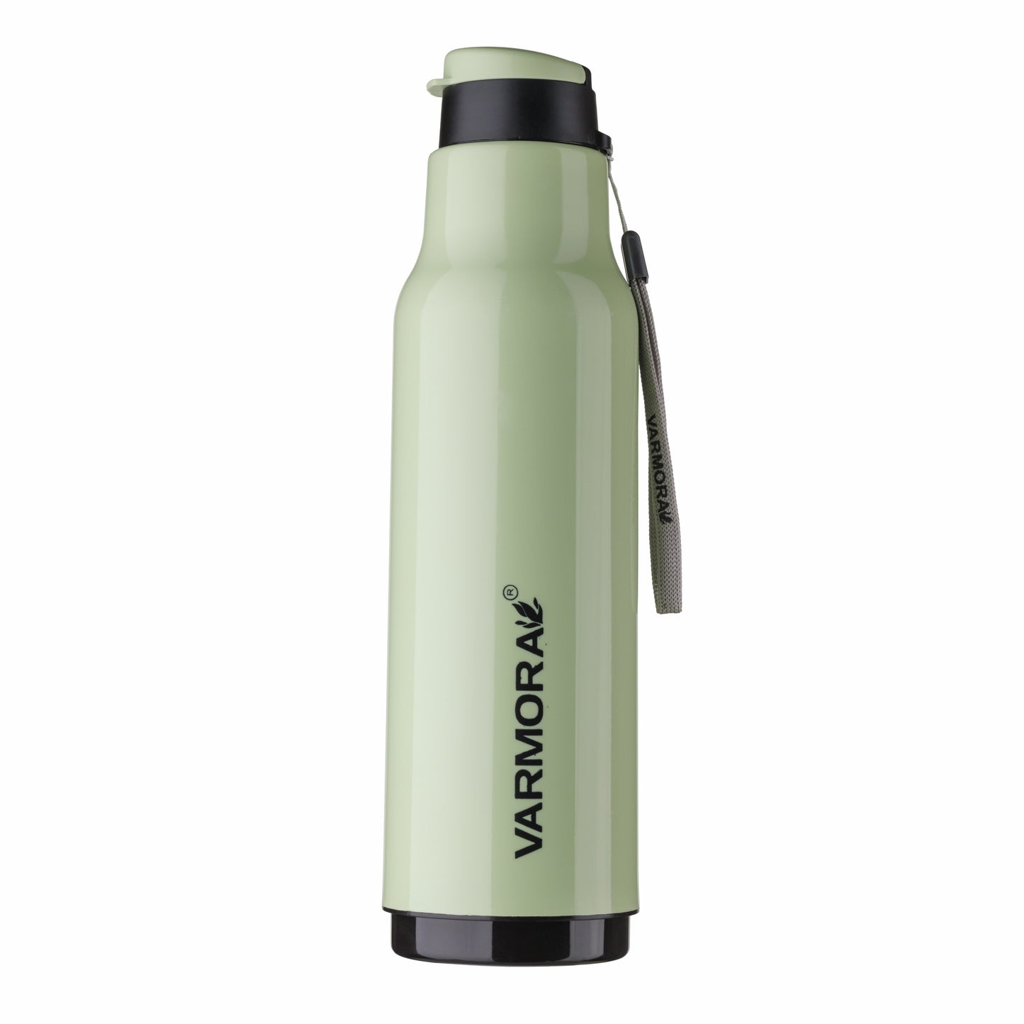 Varmora Sofia - Insulated Water Bottle, Plastic Inner, 100% Virgin Plastic, warm & Cold Compatible, BPA Free