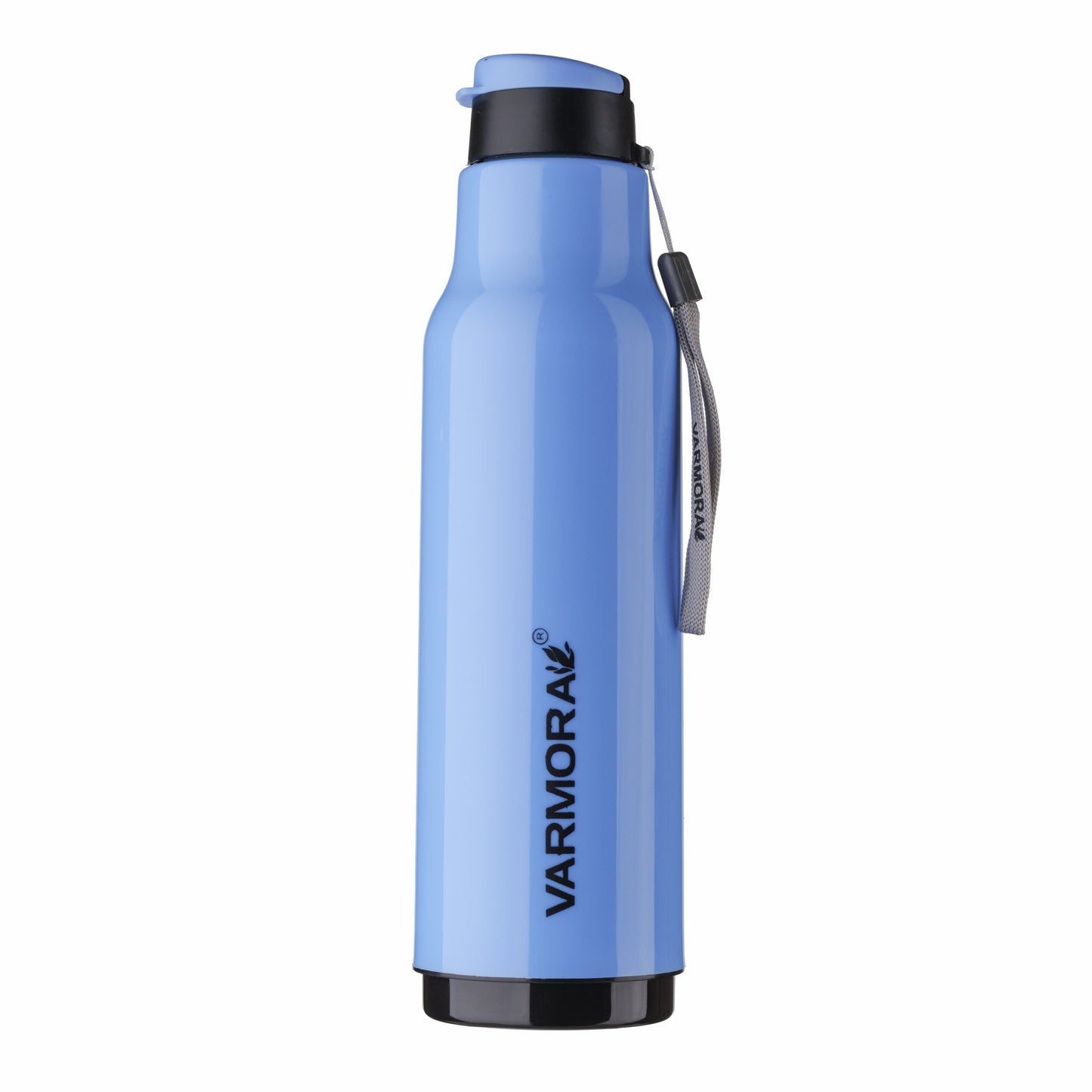 Varmora Sofia - Insulated Water Bottle, Plastic Inner, 100% Virgin Plastic, warm & Cold Compatible, BPA Free