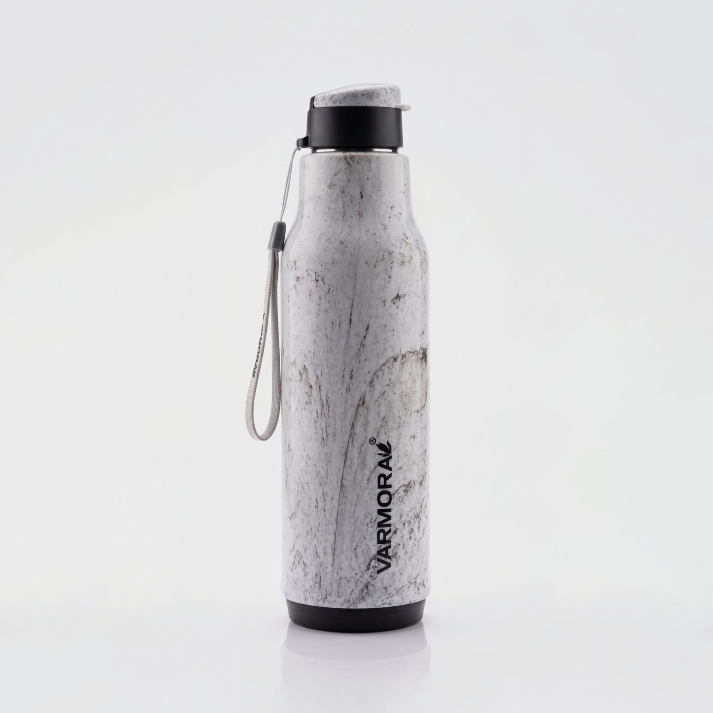 Varmora Sofia - Insulated Water Bottle, Stainless Steel Inner, 100% Virgin Plastic, Hot & Cold Compatible