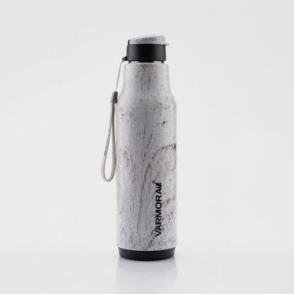 Varmora Sofia - Insulated Water Bottle, Stainless Steel Inner, 100% Virgin Plastic, Hot & Cold Compatible