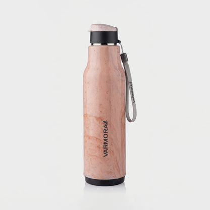 Varmora Sofia - Insulated Water Bottle, Stainless Steel Inner, 100% Virgin Plastic, Hot & Cold Compatible