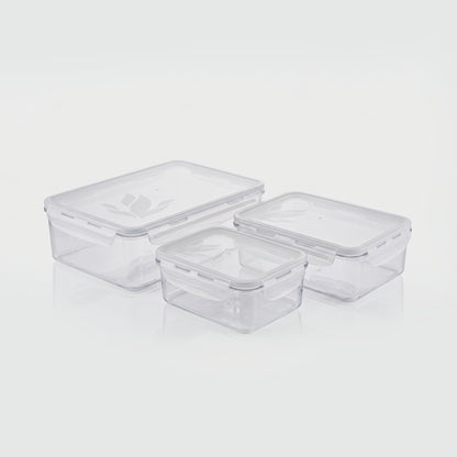 Varmora Clamp It – Rectangle Airtight Storage Container with Clip-Lock Lid, Food-Grade Plastic