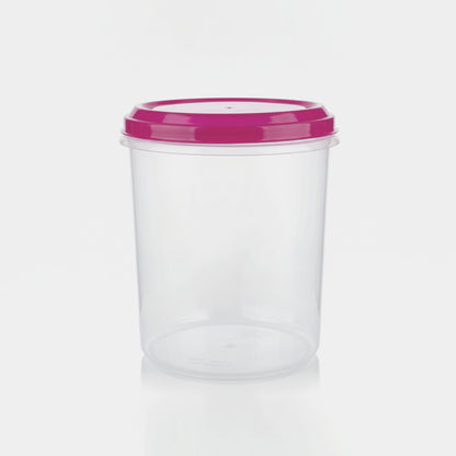 Varmora Glory - Set of 3(5,7,10 Ltr), Plastic Containers With Air-Tight Lid, For Storing Atta, Flour & Rice, Transparent Design, BPA Free 100% Food-Grade Plastic