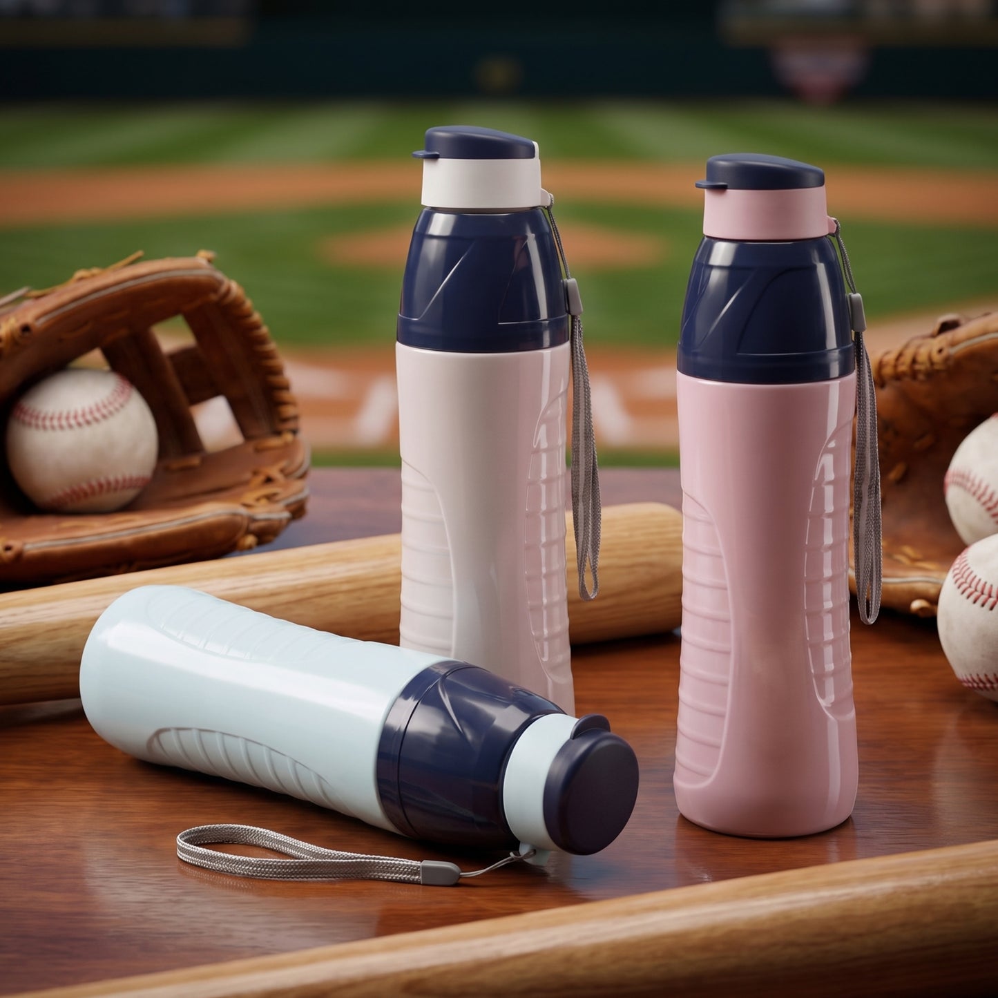 Varmora Gripo - 900 ML Insulated Water Bottle, Plastic Inner, 100% Virgin Plastic, Hot & Cold Compatible