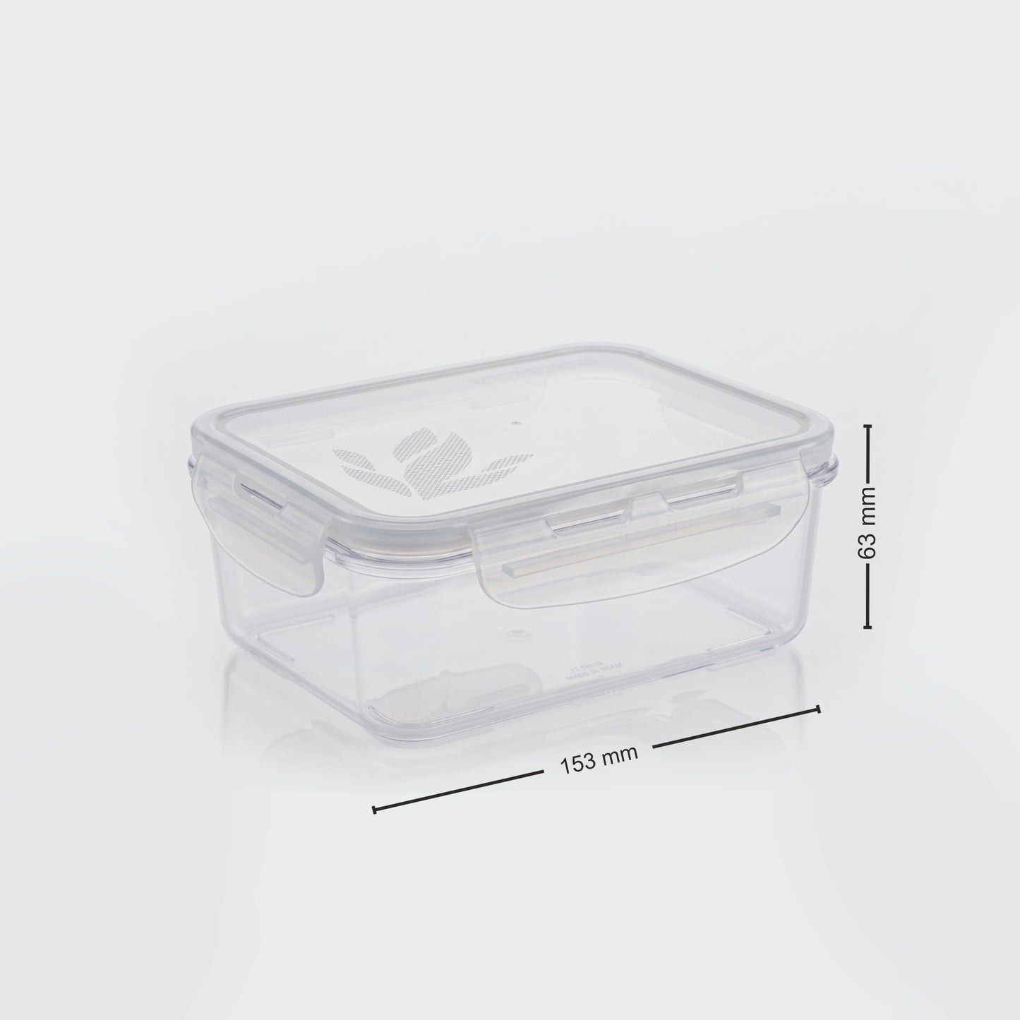 Varmora Clamp It – Rectangle Airtight Storage Container with Clip-Lock Lid, Food-Grade Plastic