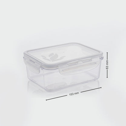 Varmora Clamp It – Rectangle Airtight Storage Container with Clip-Lock Lid, Food-Grade Plastic