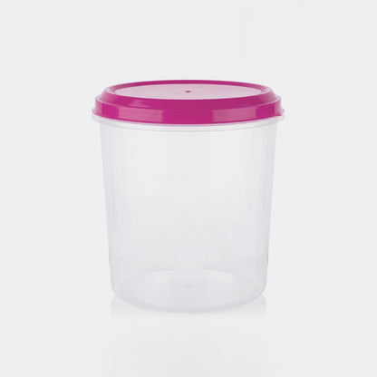 Varmora Glory - Set of 3(5,7,10 Ltr), Plastic Containers With Air-Tight Lid, For Storing Atta, Flour & Rice, Transparent Design, BPA Free 100% Food-Grade Plastic