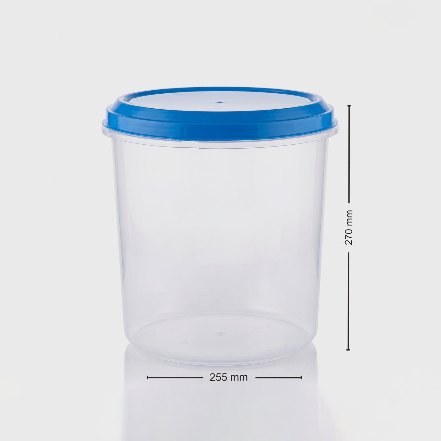 Varmora Glory - Set of 3(5,7,10 Ltr), Plastic Containers With Air-Tight Lid, For Storing Atta, Flour & Rice, Transparent Design, BPA Free 100% Food-Grade Plastic