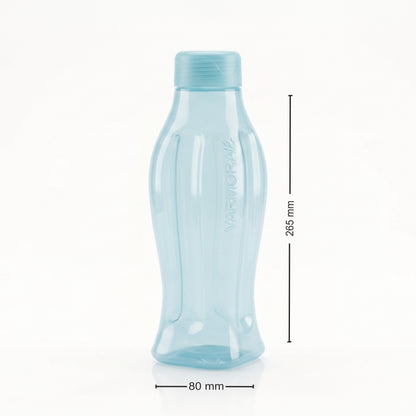 Varmora Aqua Cool – Plastic Water Bottle, BPA Free, 100% Virgin Plastic, Leak Proof, Ideal for Daily Desk Hydration, 1 Litre.