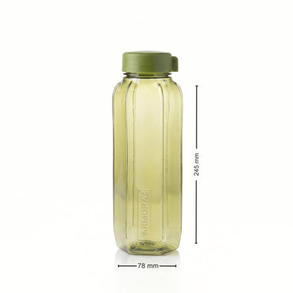 Varmora Aqua Hexaware – Plastic Water Bottle, BPA Free, 100% Virgin Plastic, Leak Proof, 1 Litre.