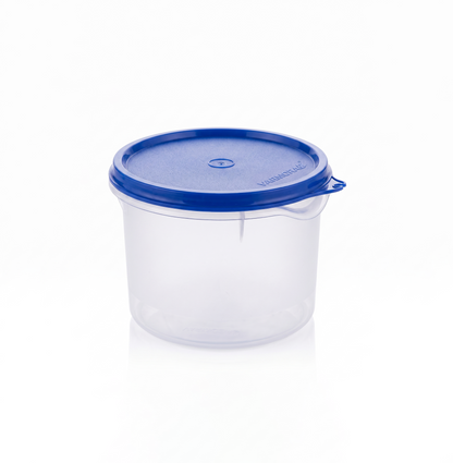 Varmora Magnum Round - Full Set (6 Pcs), Air-Tight Plastic Storage Containers, Food-Grade Plastic