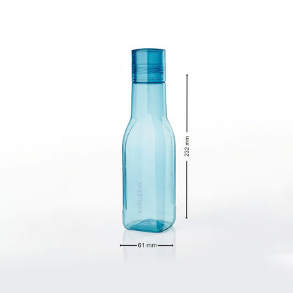 Varmora Aqua Flora – Plastic Water Bottle, BPA Free, 100% Virgin Plastic, Leak Proof, Ideal for Daily Desk Hydration, 500 ml., 750 ml., 1 Litre.