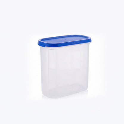 Varmora Magnum Oval Container - Large Plastic Containers With Air-Tight Lid, For Storing Atta, Flour & Rice, BPA-Free, 500 ML, 1200 ML, 1800 ML, 2400 ML