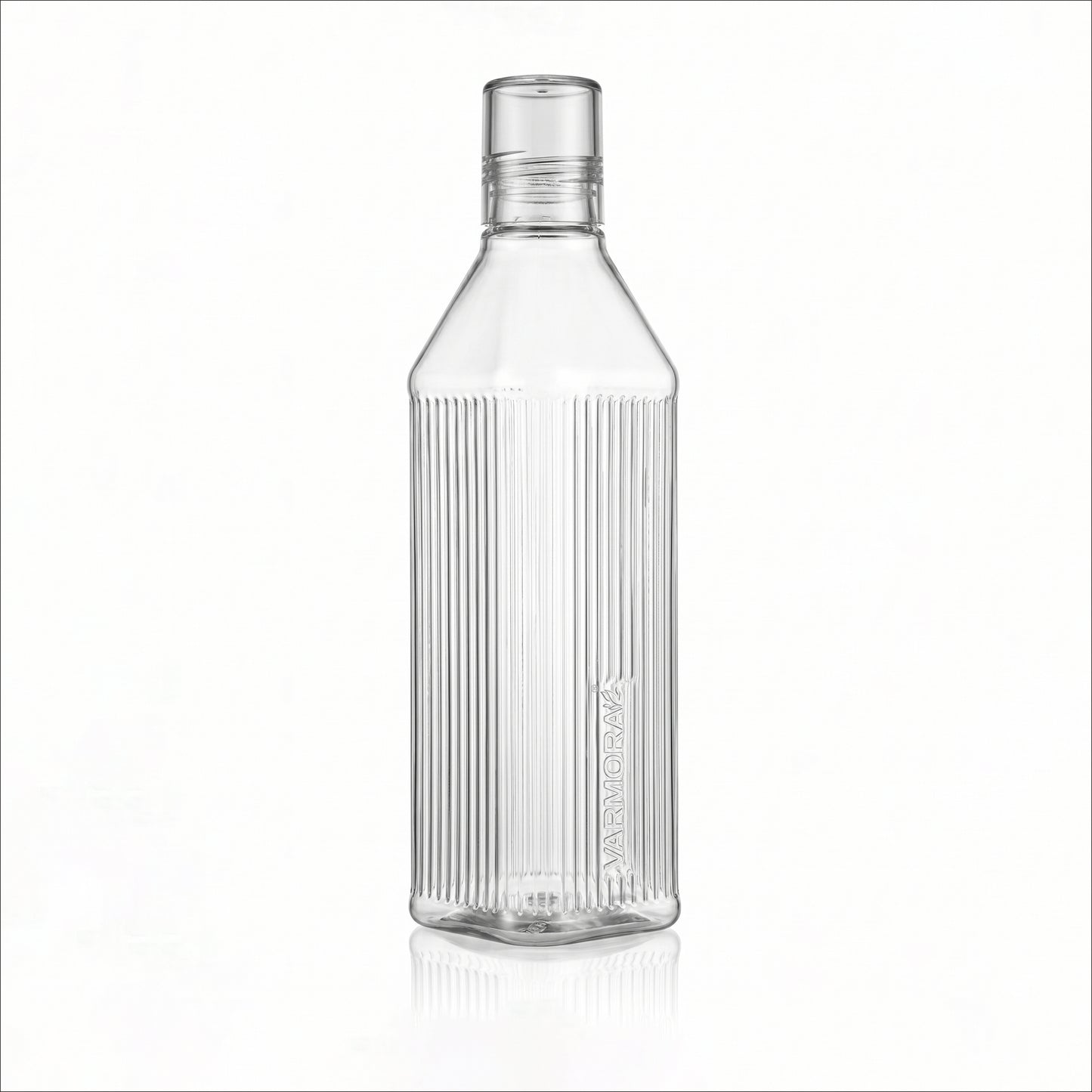 Varmora Aqua Roman – Plastic Water Bottle, BPA Free, 100% Virgin Plastic, Leak Proof, Ideal for Daily Desk Hydration, 1 Litre.
