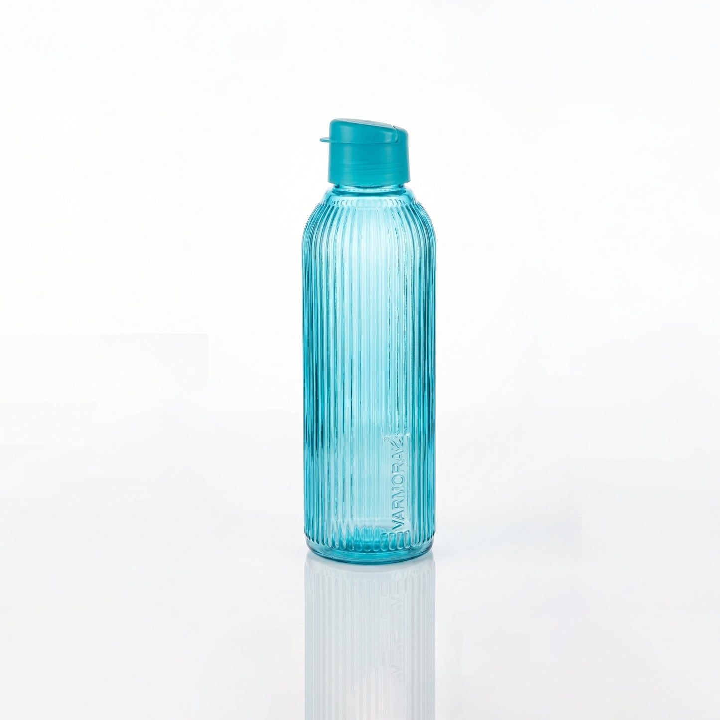 Varmora Aqua Ridge – Plastic Water Bottle, BPA Free, 100% Virgin Plastic, Leak Proof, Ideal for Daily Desk Hydration, 1 Litre.