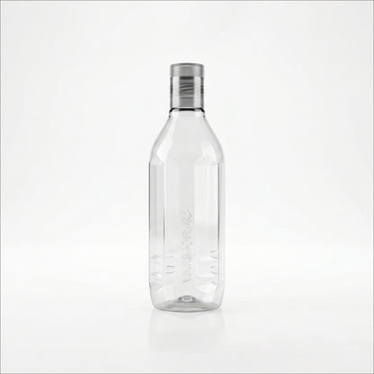 Varmora Aqua Lagoon – Plastic Water Bottle, BPA Free, 100% Virgin Plastic, Leak Proof, Crystal Clarity, 1 Litre.