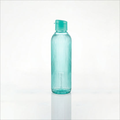 Varmora Aqua Ridge – Plastic Water Bottle, BPA Free, 100% Virgin Plastic, Leak Proof, Ideal for Daily Desk Hydration, 1 Litre.