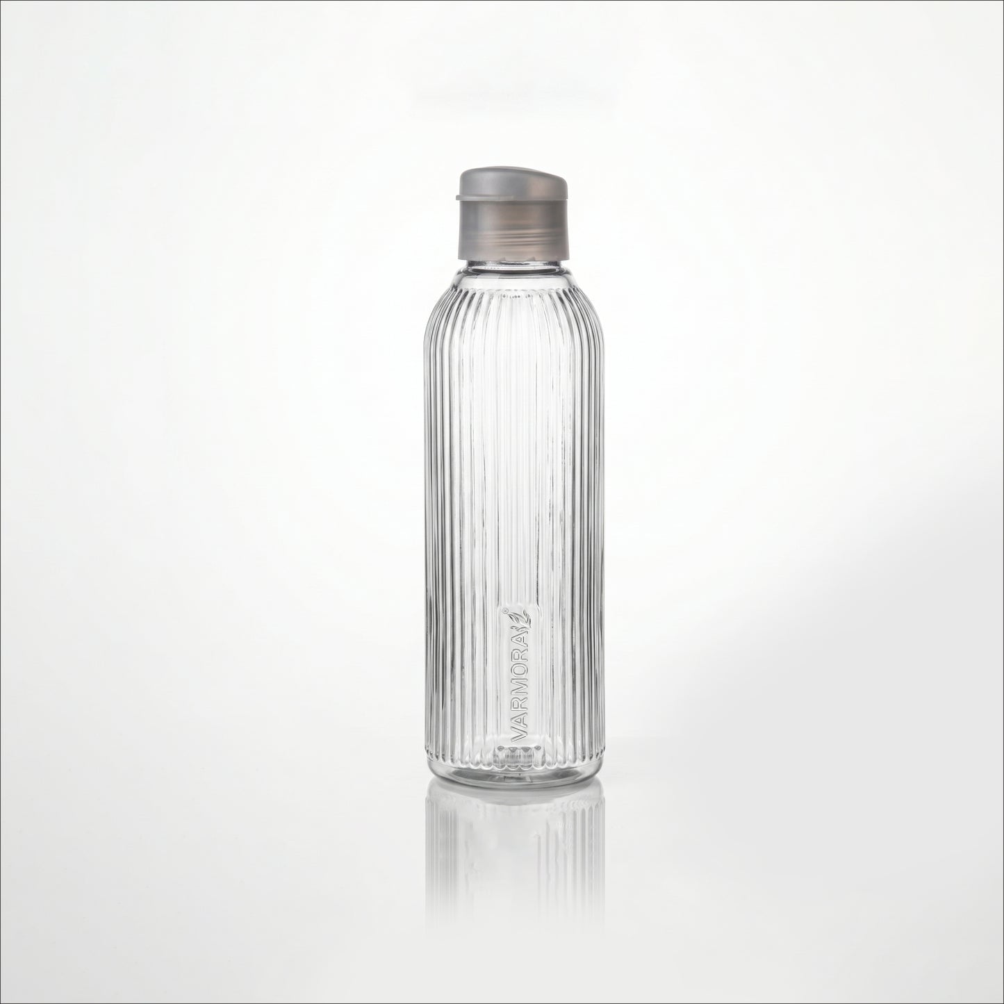 Varmora Aqua Ridge – Plastic Water Bottle, BPA Free, 100% Virgin Plastic, Leak Proof, Ideal for Daily Desk Hydration, 1 Litre.