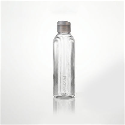 Varmora Aqua Ridge – Plastic Water Bottle, BPA Free, 100% Virgin Plastic, Leak Proof, Ideal for Daily Desk Hydration, 1 Litre.