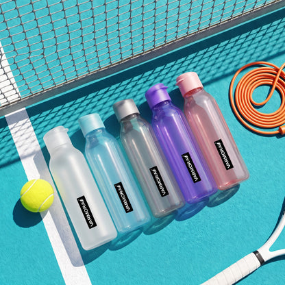 Varmora Aqua Oxy – Plastic Water Bottle, BPA Free, 100% Virgin Plastic, Leak Proof, Ideal for Daily Desk Hydration, 1 Litre.
