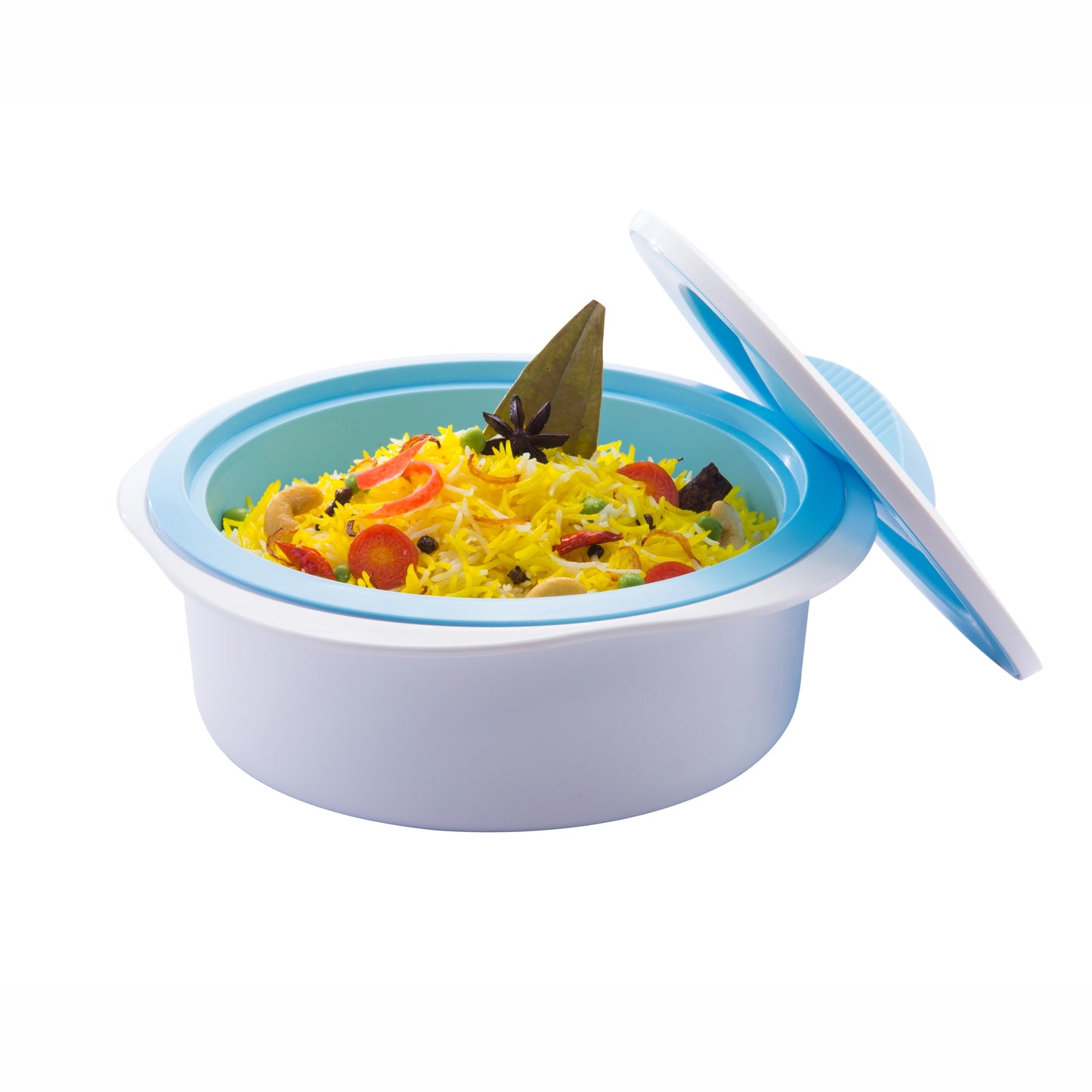 Varmora Dual Wall Casserole - Insulated Hot Case with Lid, 100% Virgin Plastic, Keeps Food Warm for Longer