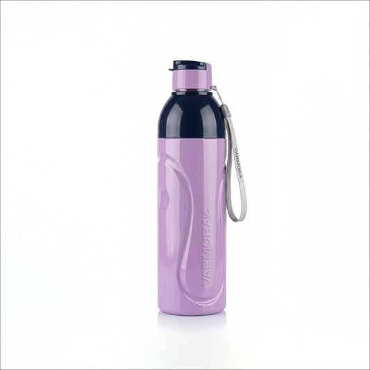 Varmora Ares - Insulated Water Bottle, Plastic Inner, 100% Virgin Plastic, warm & Cold Compatible, BPA Free