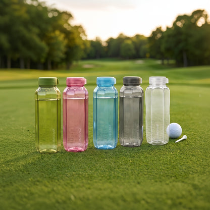 Varmora Aqua Hexaware – Plastic Water Bottle, BPA Free, 100% Virgin Plastic, Leak Proof, 1 Litre.