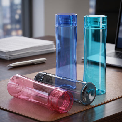 Varmora Aqua Cool Pearl – Plastic Water Bottle, BPA Free, 100% Virgin Plastic, Leak Proof, Ideal for Daily Desk Hydration, 1 Ltr.