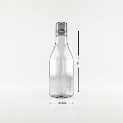 Varmora Aqua Flora – Plastic Water Bottle, BPA Free, 100% Virgin Plastic, Leak Proof, Ideal for Daily Desk Hydration, 500 ml., 750 ml., 1 Litre.