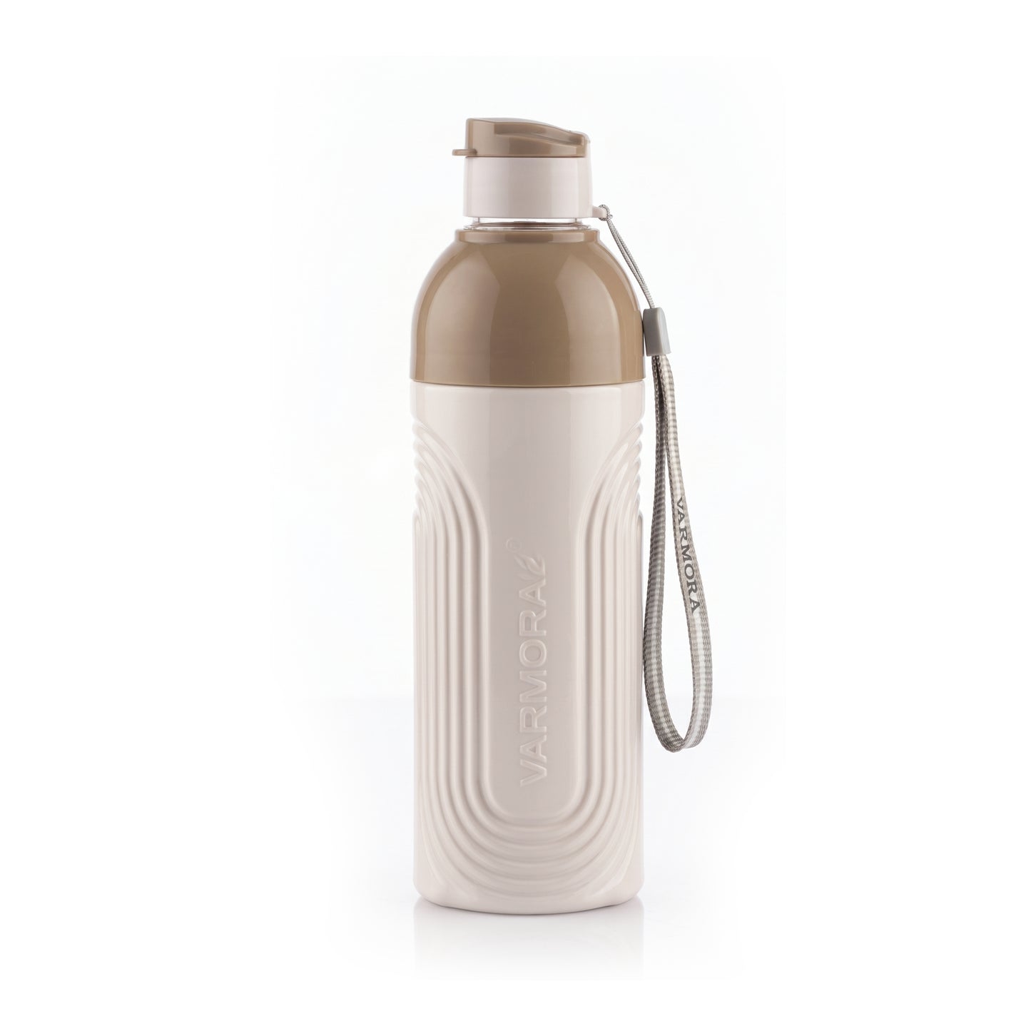Varmora Bruce - Insulated Water Bottle, Plastic Inner, 100% Virgin Plastic, warm & Cold Compatible, BPA Free