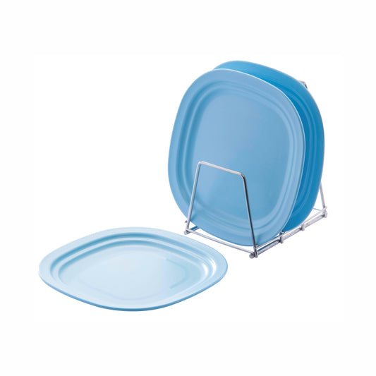 Varmora Side Plate - Set of 3, 100% Virgin Plastic, Unbreakable & Food Grade