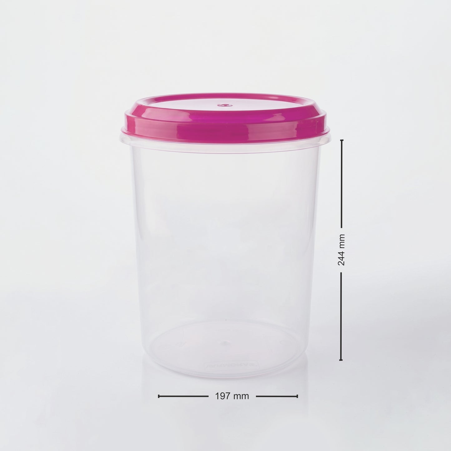 Varmora Glory - Set of 3(5,7,10 Ltr), Plastic Containers With Air-Tight Lid, For Storing Atta, Flour & Rice, Transparent Design, BPA Free 100% Food-Grade Plastic