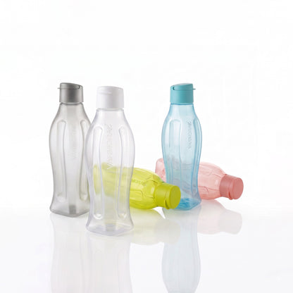 Varmora Aqua Rio – Plastic Water Bottle, BPA Free, 100% Virgin Plastic, Leak Proof, Ideal for Daily Desk Hydration, 500 ml., 750 ml., 1 Litre.