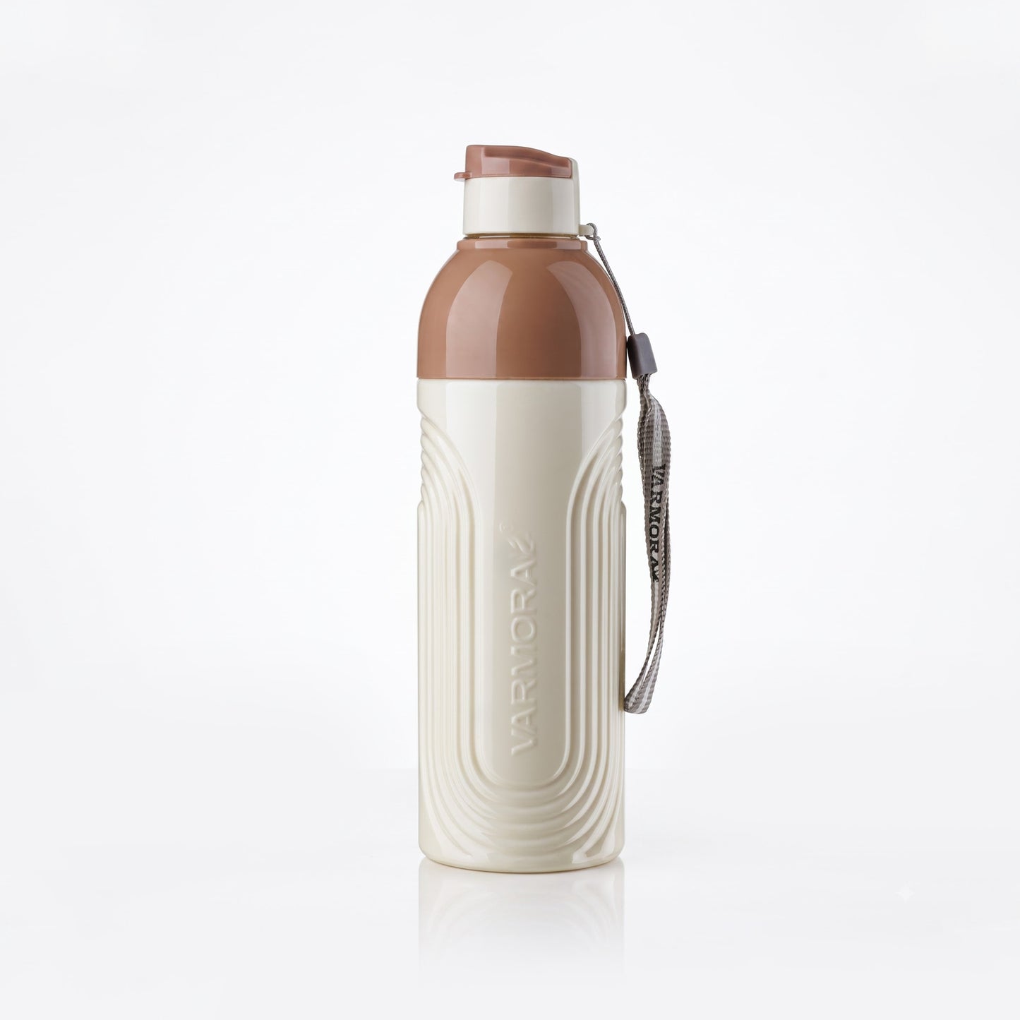 Varmora Bruce - Insulated Water Bottle, Plastic Inner, 100% Virgin Plastic, warm & Cold Compatible, BPA Free