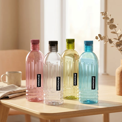 Varmora Aqua Neptune - FDA Approved BPA-Free, Crystal Clarity, Leak Proof, 1 LTR