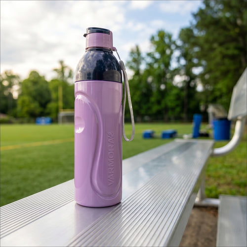 Varmora Ares - Insulated Water Bottle, Plastic Inner, 100% Virgin Plastic, warm & Cold Compatible, BPA Free