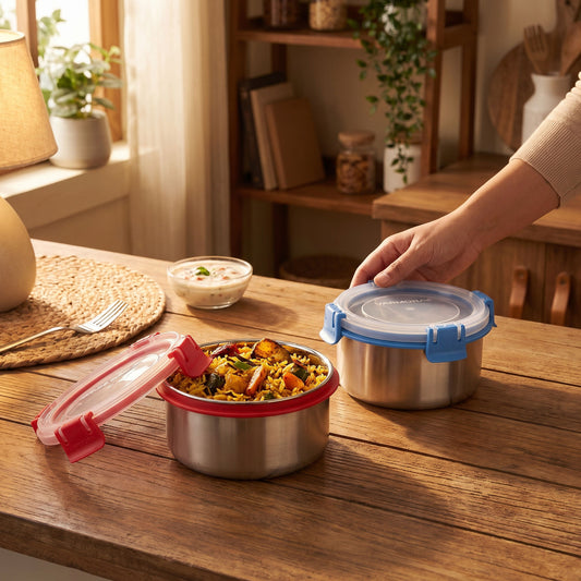Varmora Clip N Fresh – Airtight Storage Container with Clip Lid, BPA-Free, Food-Grade Plastic