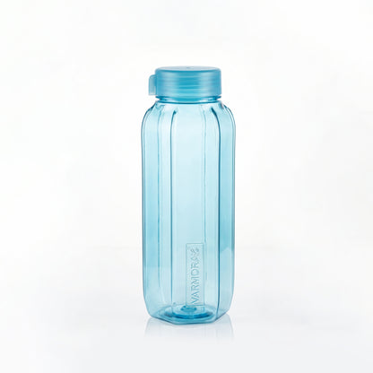 Varmora Aqua Hexaware – Plastic Water Bottle, BPA Free, 100% Virgin Plastic, Leak Proof, 1 Litre.