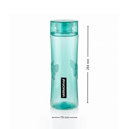 Varmora Aqua Wing - Plastic Water Bottle, 1 Litre, Ideal for School & Office