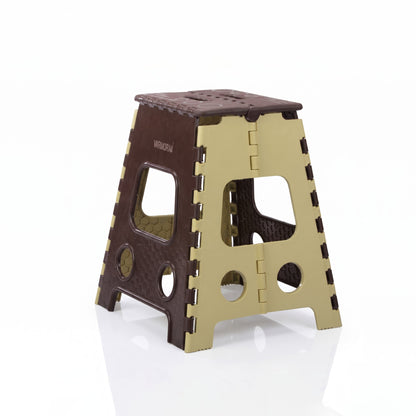 Varmora Folding Stool Big, Lightweight & Portable, Ergonomic Handle, Sturdy Design